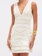 Temperament Camisole Knitted Girdle Dress