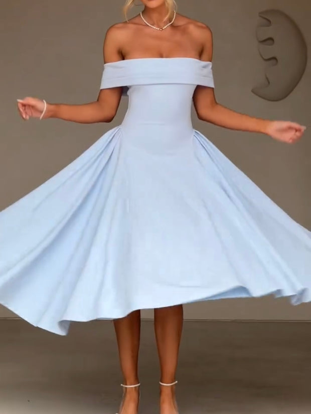 Satin Party Dress Skirt