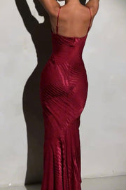 Sexy Temperament Suspenders Crocodile Girdle Dress
