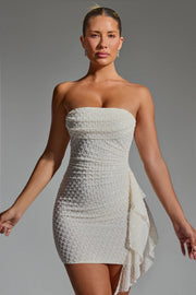 women's new stitching lace-up sexy wrap chest skirt hip dress