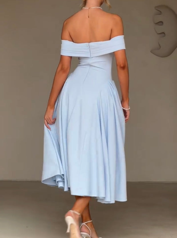 Satin Party Dress Skirt
