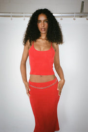 Ruby Tank & Midi Skirt Set