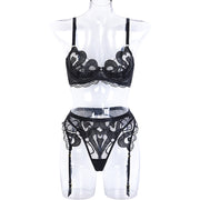 Women's Summer New Lace Mesh Embroidered Sexy Underwear